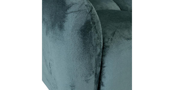 ECKSOFA Petrol Flachgewebe  - Petrol/Schwarz, MODERN, Kunststoff/Textil (235/275cm) - Landscape