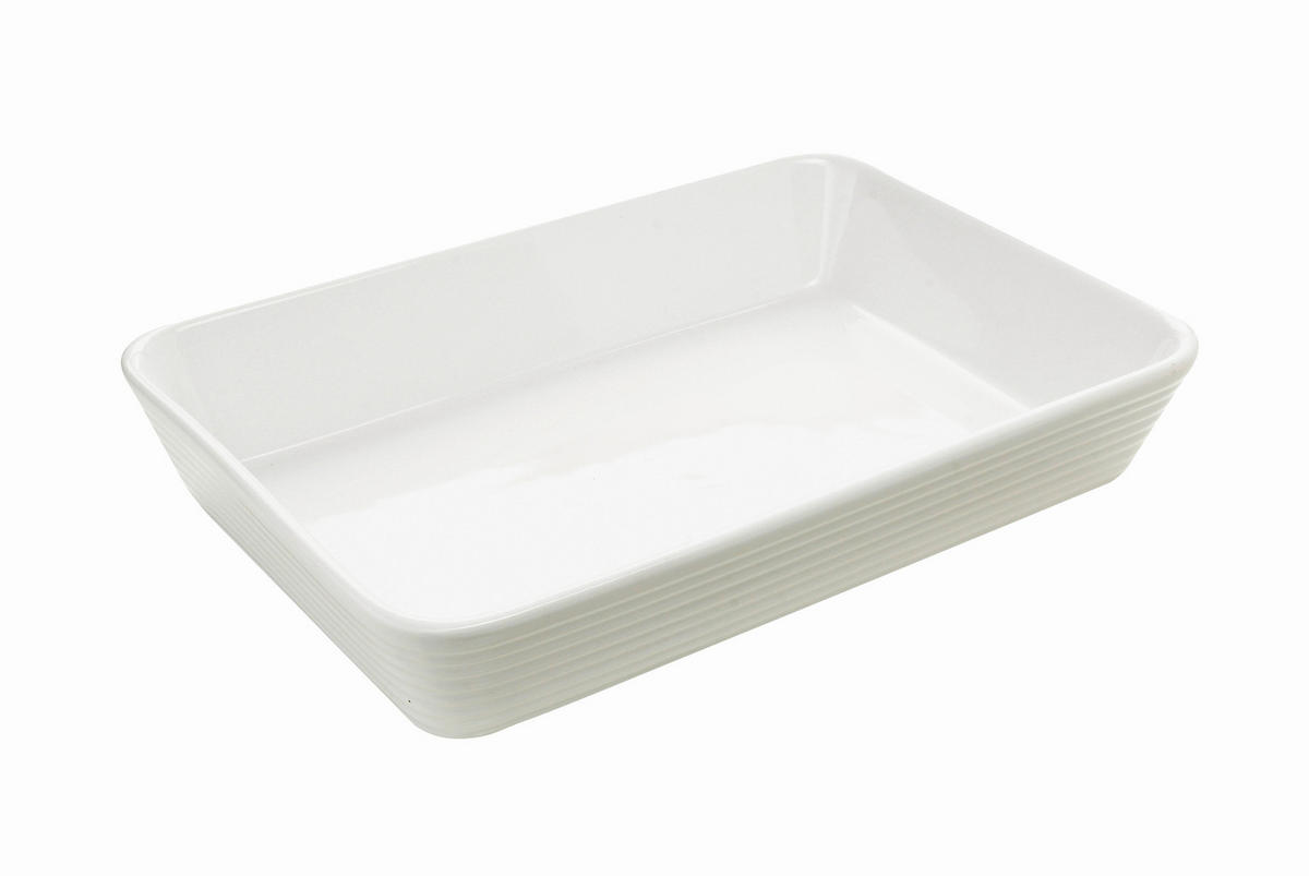 VAS PENTRU CUPTOR 34/24/6 cm   - alb, Basics, ceramică (34/24/6cm) - Homeware Profession.