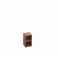 REGAL  40/74,8/40 cm Nussbaumfarben  - Nussbaumfarben/Schwarz, KONVENTIONELL, Holzwerkstoff/Kunststoff (40/74,8/40cm) - Venda