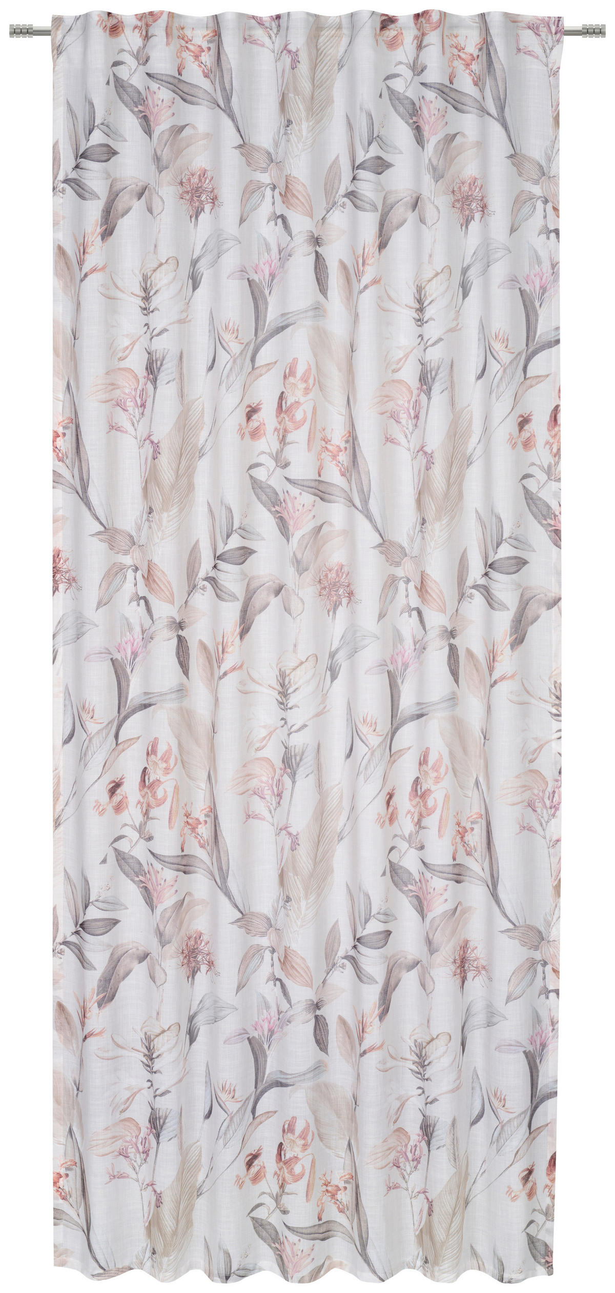 FERTIGVORHANG halbtransparent  - Grau, KONVENTIONELL, Textil (140/245cm) - Esposa