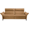 3-SITZER-SOFA in Echtleder Currygelb  - Currygelb/Anthrazit, Design, Leder/Metall (224/94/95cm) - Himolla
