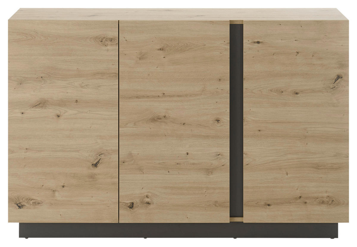 SIDEBOARD  in 138/91/40 cm  - Eiche Artisan/Grau, Design, Holzwerkstoff (138/91/40cm) - MID.YOU