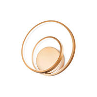 LED-WANDLEUCHTE 29/30/8 cm   - Messingfarben, Design, Kunststoff/Metall (29/30/8cm) - Ideal Lux