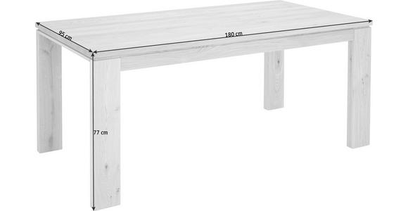 ESSTISCH in Holz 180/95/77 cm - Eichefarben, Natur, Holz (180/95/77cm) - Valnatura