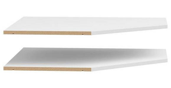 ECKBODEN 96/1,5/74 cm  - Weiß, MODERN, Holzwerkstoff (96/1,5/74cm) - Carryhome