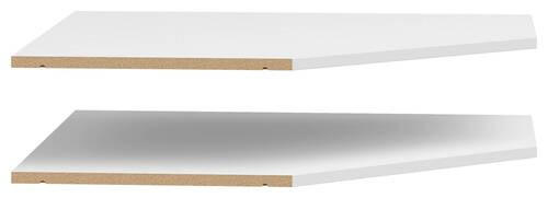 ECKBODEN in 96,5/1,5/73,8 cm - Weiß, MODERN, Holzwerkstoff (96,5/1,5/73,8cm) - Carryhome