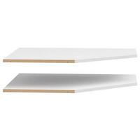 ECKBODEN  in 96,5/1,5/73,8 cm  - Weiß, MODERN, Holzwerkstoff (96,5/1,5/73,8cm) - Carryhome