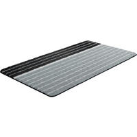 BADEMATTE Grau 60/100 cm  - Grau, Basics, Kunststoff/Textil (60/100cm) - Grund