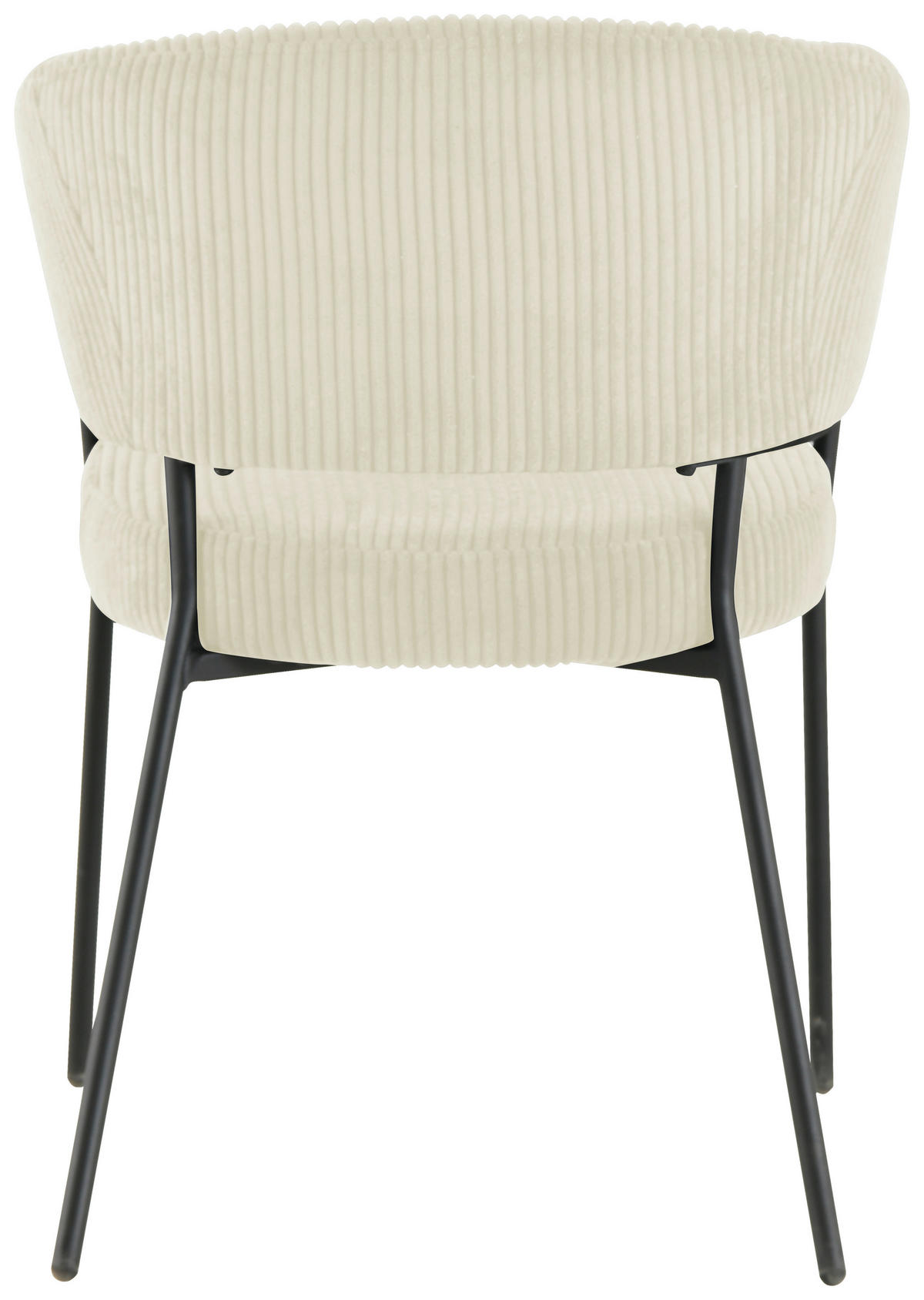 ARMLEHNSTUHL  in Eisen Cord  - Beige/Schwarz, LIFESTYLE, Holz/Textil (60/81/60cm) - Livetastic