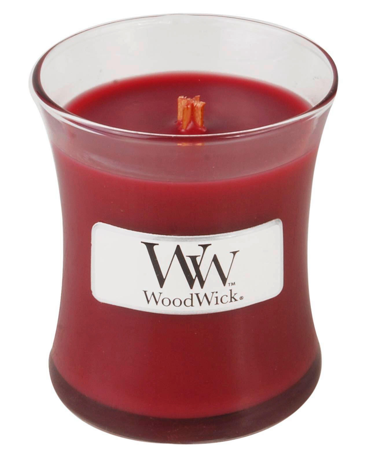 SVIJEĆA MIRISNA crvenosmeđa - crvenosmeđa, Basics, staklo/drvo (7/7/8cm) - WoodWick
