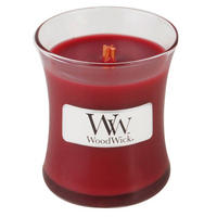 SVIJEĆA MIRISNA  crvenosmeđa  - crvenosmeđa, Basics, staklo/drvo (7/7/8cm) - WoodWick