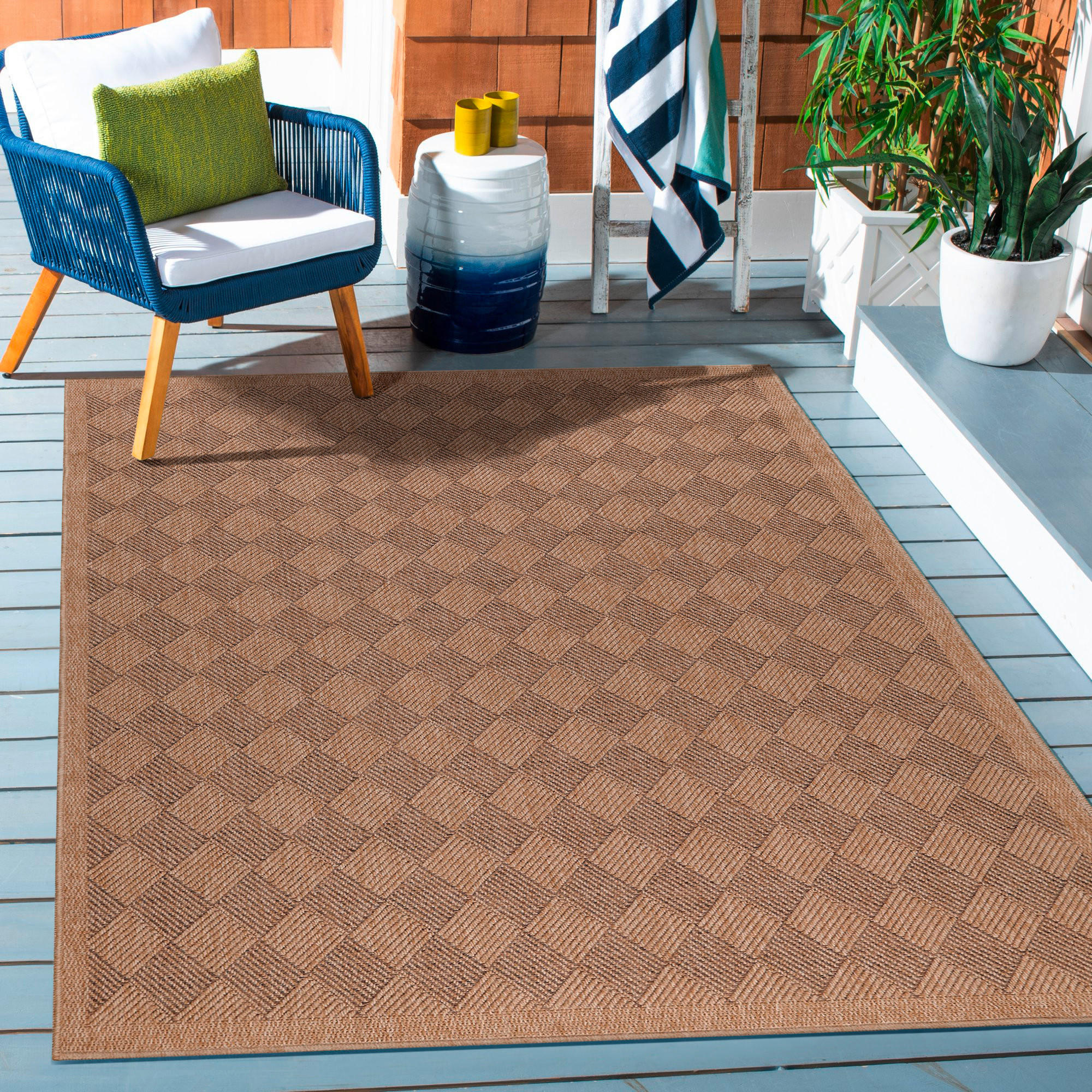 UTOMHUSMATTA 80/150 cm Dhaka  - beige, Basics, textil (80/150cm) - Novel