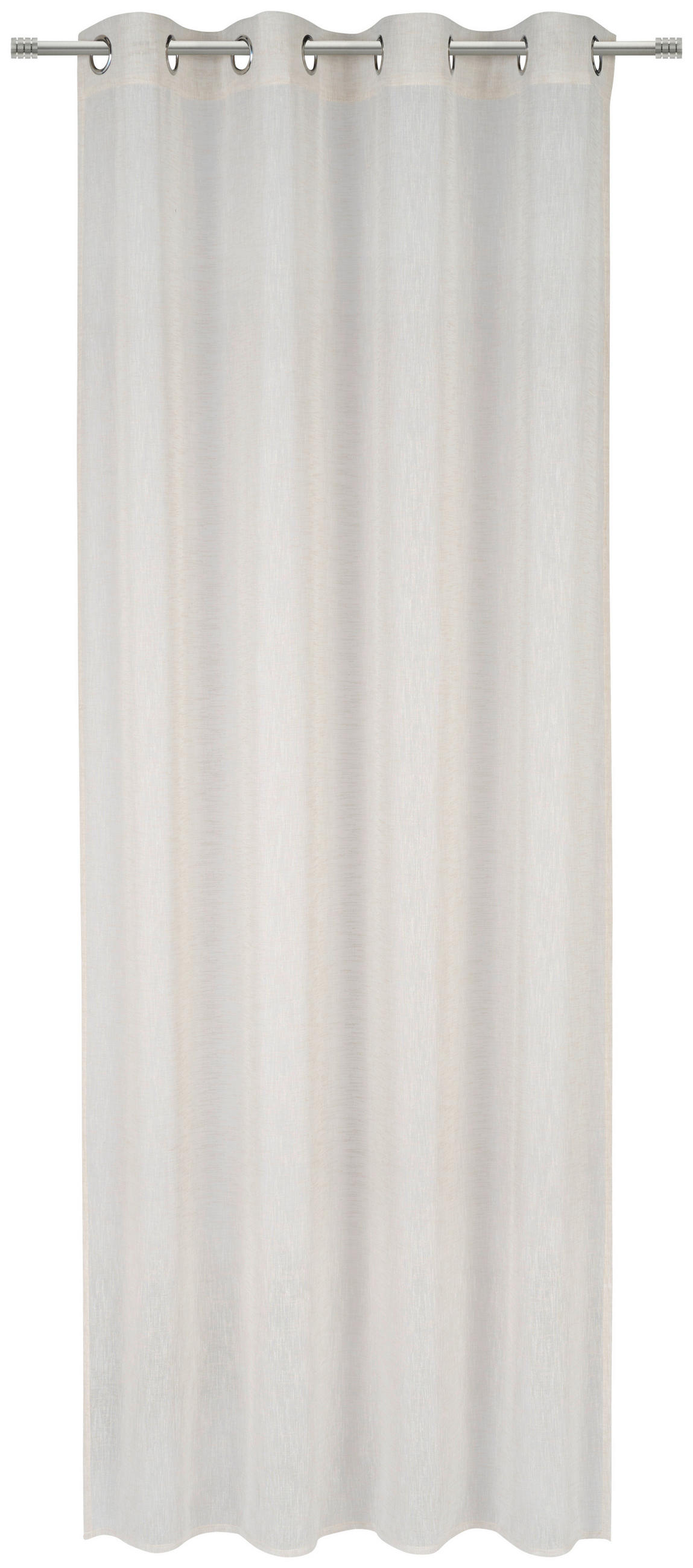 ÖSENSCHAL halbtransparent 140/245 cm   - Beige, Basics, Textil (140/245cm) - Esposa