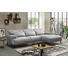 WOHNLANDSCHAFT in Textil Grau - Schwarz/Grau, MODERN, Textil/Metall (285/174cm) - Carryhome WOHNLANDSCHAFT in Textil Grau - Schwarz/Grau, MODERN, Textil/Metall (285/174cm) - Carryhome