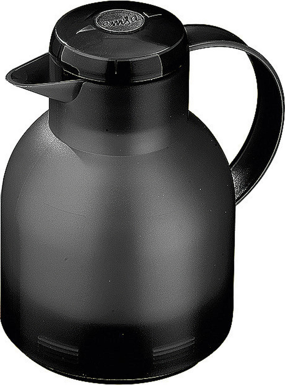 ISOLIERKANNE SAMBA 1 L  - Schwarz, Basics, Kunststoff (1l) - Emsa