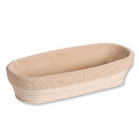 KOŠARA ZA VZHAJANJE TESTA     35/15/8 cm         - naravne barve, Basics, tekstil/les (35/15/8cm) - Kesper