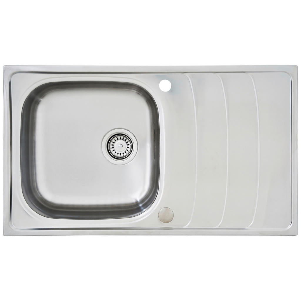 Spüle Respekta Edelstahl Bxt: 86x50 cm