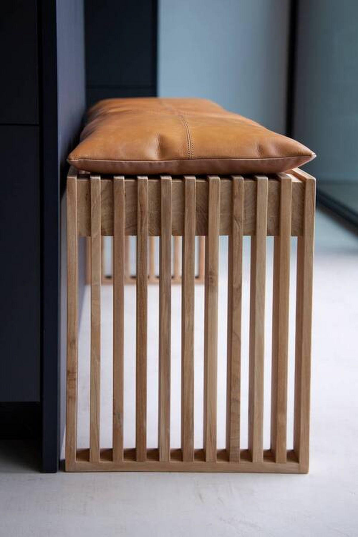 BANKAUFLAGE  - Braun, Design, Leder (104/3/35cm) - MID.YOU