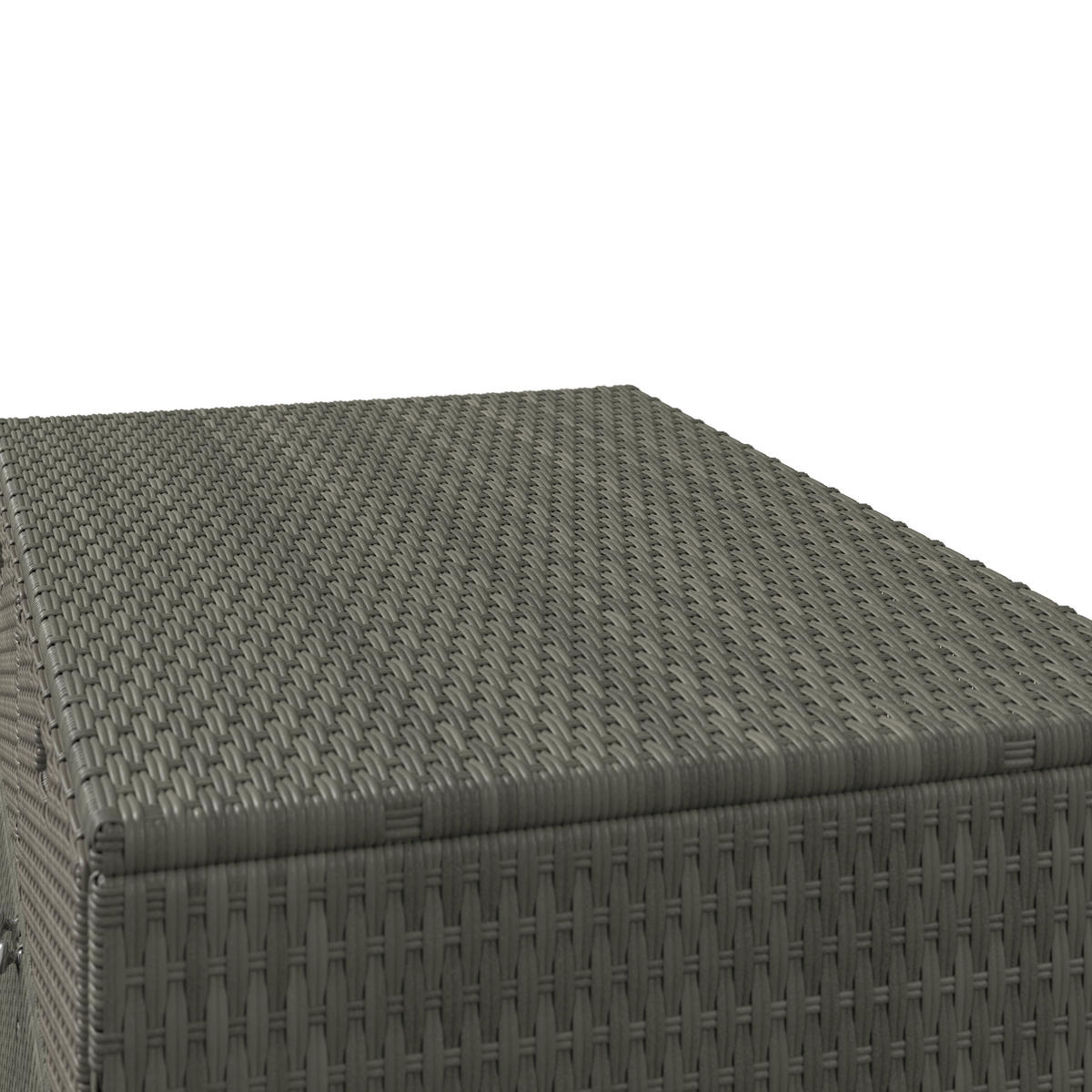 GARTENKOMMODE 55/113/90 cm  - Silberfarben/Grau, MODERN, Kunststoff/Metall (55/113/90cm) - Ambia Garden