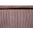 ECKSOFA Rosa Cord  - Schwarz/Rosa, Design, Kunststoff/Textil (284/284cm) - Carryhome