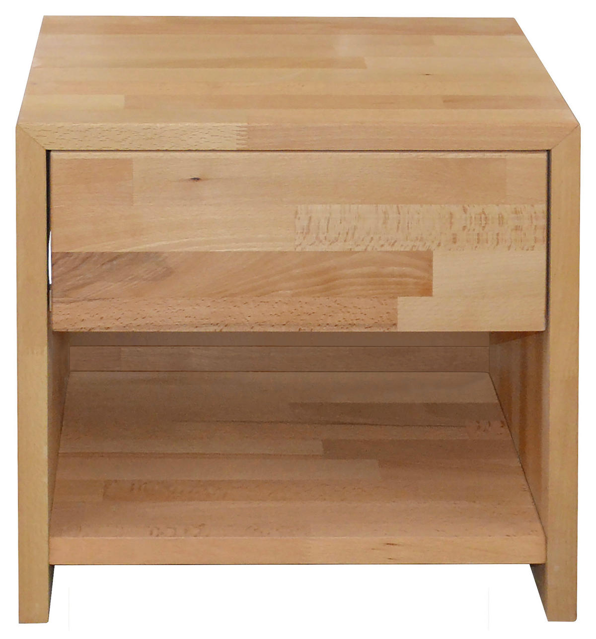 NACHTTISCH 45/45/35 cm  in massiv Buche Buchefarben  - Buchefarben, Natur, Holz (45/45/35cm) - Carryhome