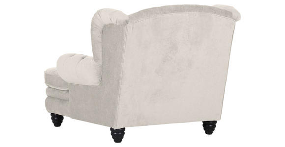 XXL-SESSEL - Creme/Schwarz, Design, Holz/Textil (127/106/149cm) - Landscape