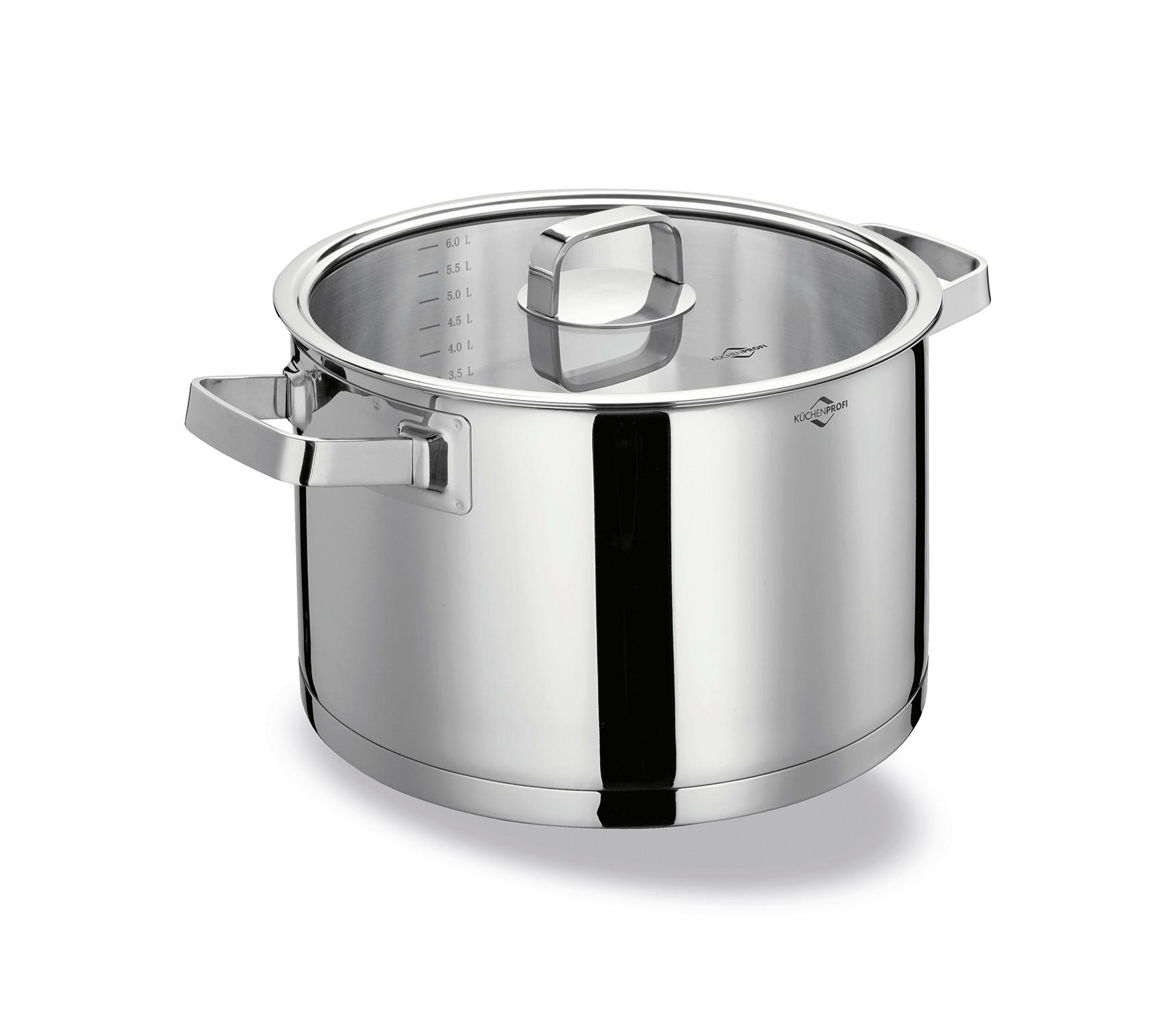 KOCHTOPF SAN REMO 6,5 L  - Silberfarben, Basics, Metall (24,5/14,5/24,5cm) - KÜCHENPROFI