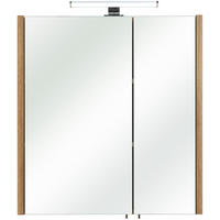 ELEMENT S OGLEDALOM  boje hrasta  - boje hrasta, Basics, staklo/drvni materijal (62/70/20cm) - Xora