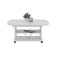 COUCHTISCH 107/67/53 cm Weiß  - Weiß, Design, Holzwerkstoff (107/67/53cm) - Livetastic