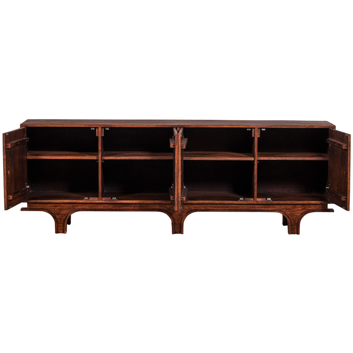 SIDEBOARD Staes  in 200/70/45 cm  - Walnussfarben, Design, Holz (200/70/45cm) - Livetastic