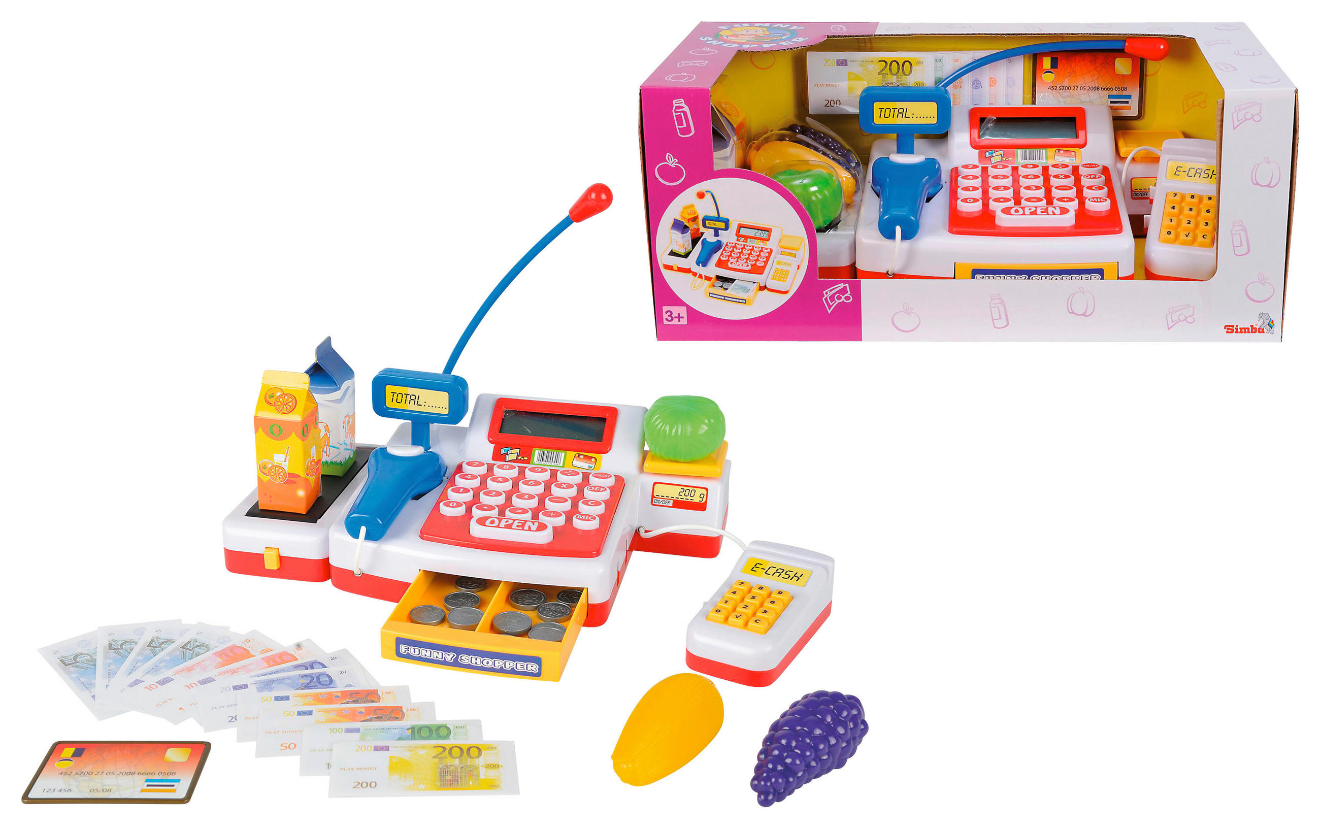 SPIELKASSE  - Multicolor, Basics, Papier/Kunststoff (18/38/16cm) - Simba