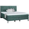 BOXSPRINGBETT 160/200 cm  in Grün  - Schwarz/Grün, Konventionell, Textil/Metall (160/200cm) - Dieter Knoll