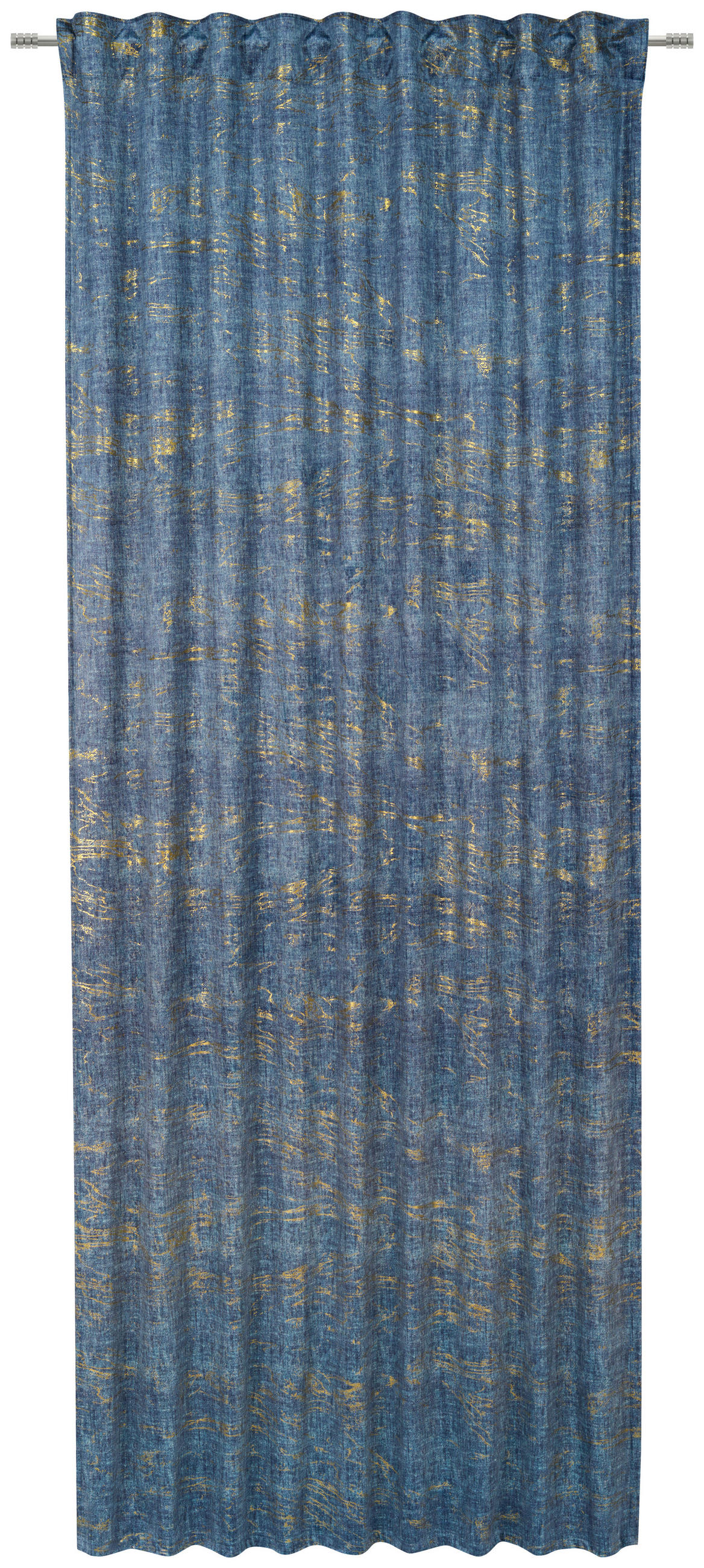 FERTIGVORHANG  blickdicht   138/245 cm  - Blau, Design, Textil (138/245cm) - Novel