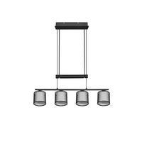 PENDELLAMPA Burton 82,2/150/12,5 cm  - svart, Design, metall (82,2/150/12,5cm) - Trio Leuchten