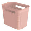 BOX, plast - staroružová, Basics, plast (26,2/18/21,1cm) - Rotho