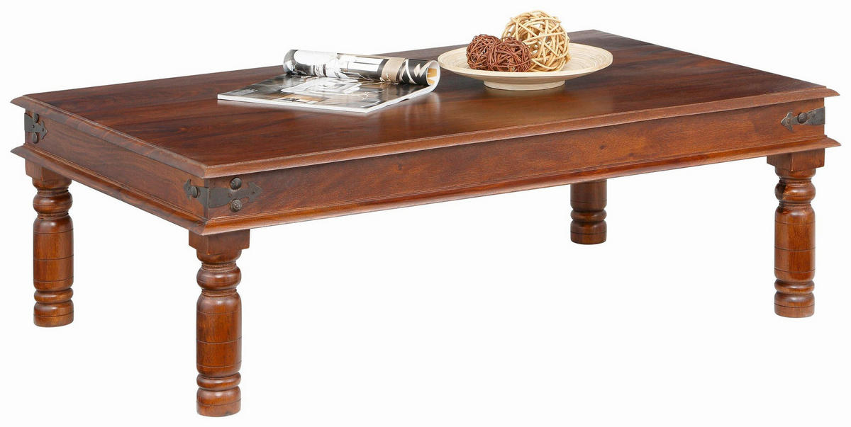 COUCHTISCH Jaya Mangoholz 120/75/40 cm rechteckig Braun  - Braun, Design, Holz (120/75/40cm) - MID.YOU