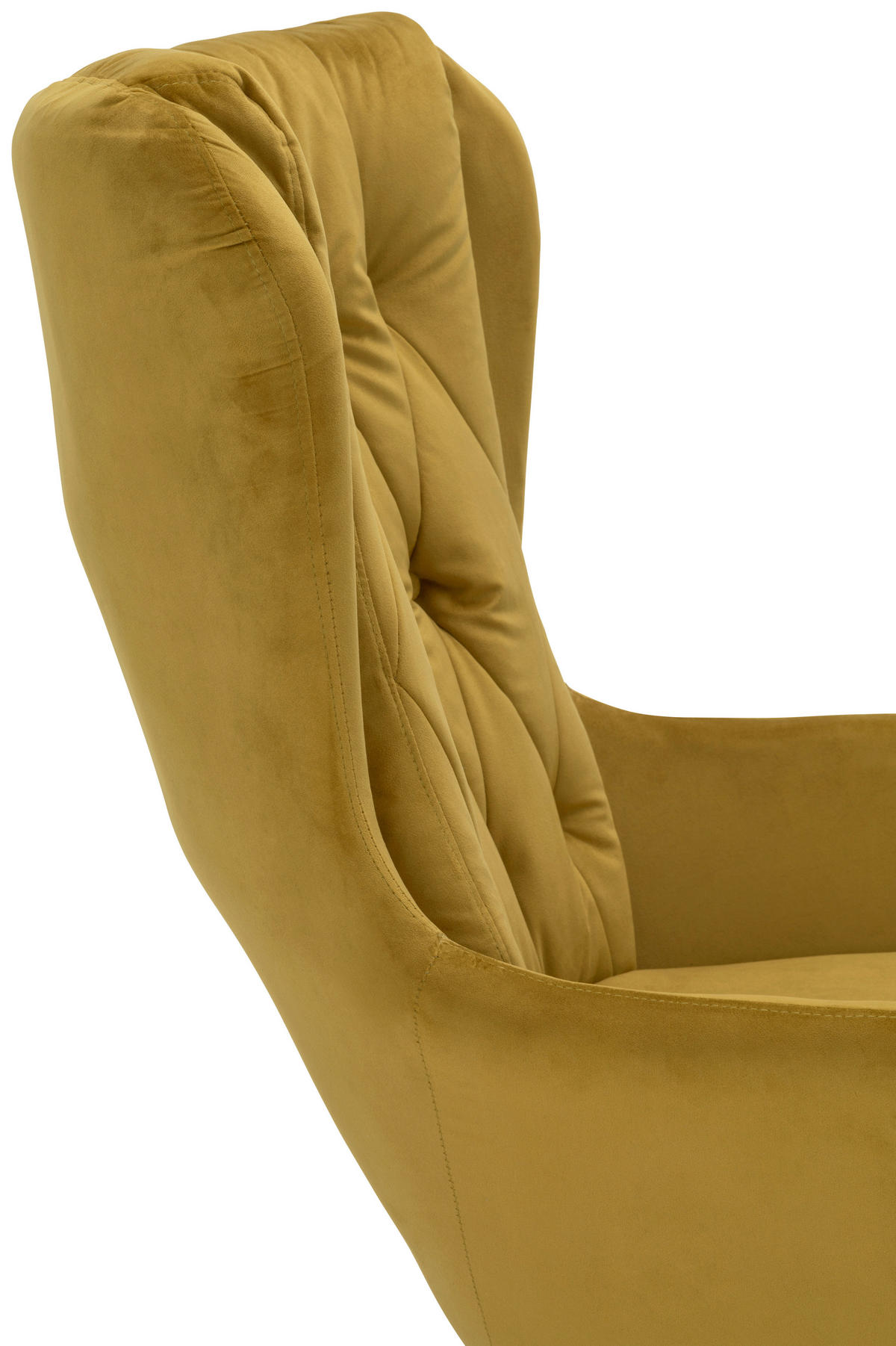 RELAXSESSEL Samt    - Gelb, Design (73/102/84cm) - MID.YOU