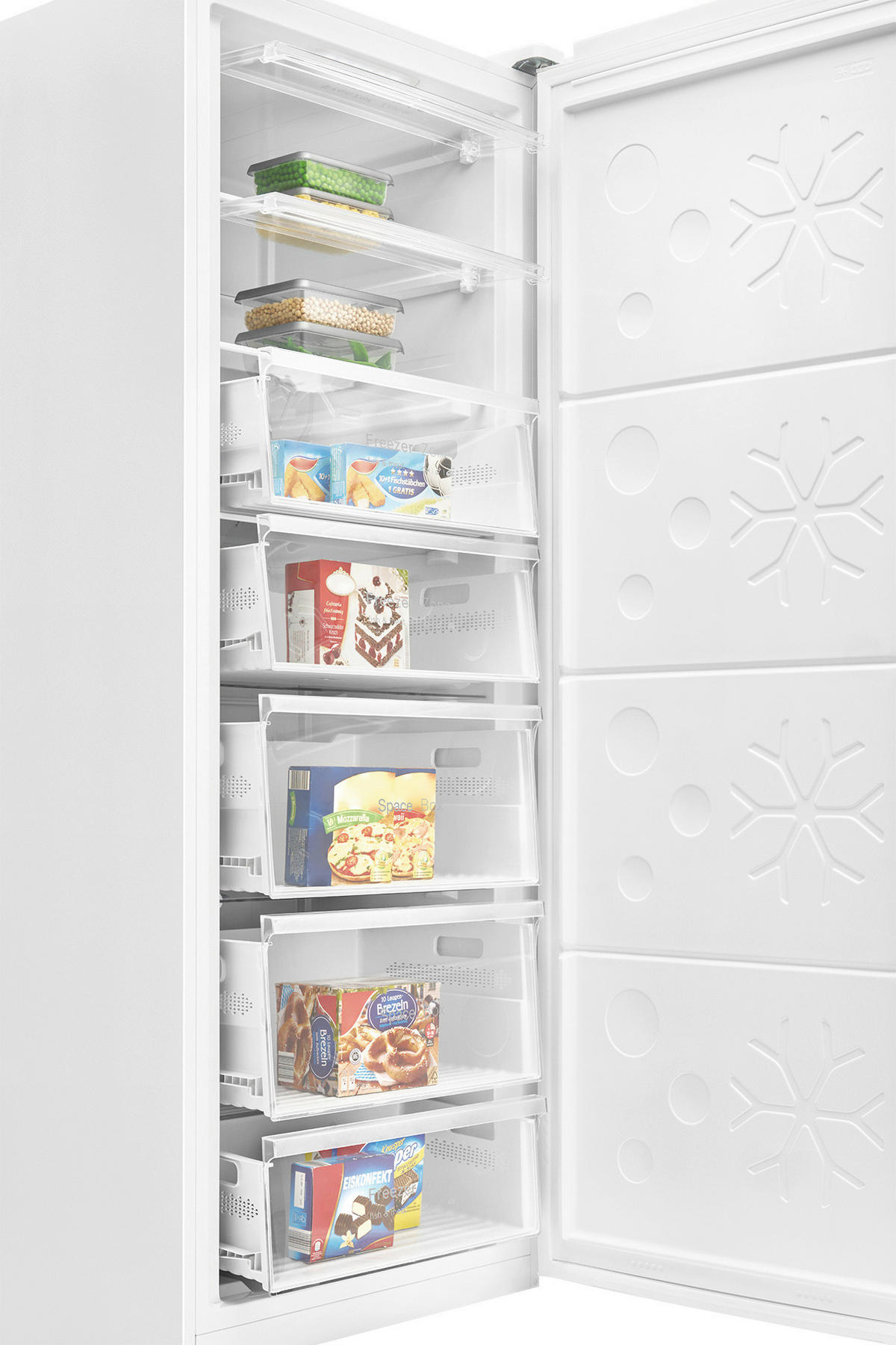 GEFRIERSCHRANK GSVS 7365  - Weiß, Trend, Metall (71.0/185.5/70.5cm) - Bomann