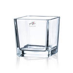 TEELICHTGLAS - Basics, Glas (10/10/10cm) - Ambia Home