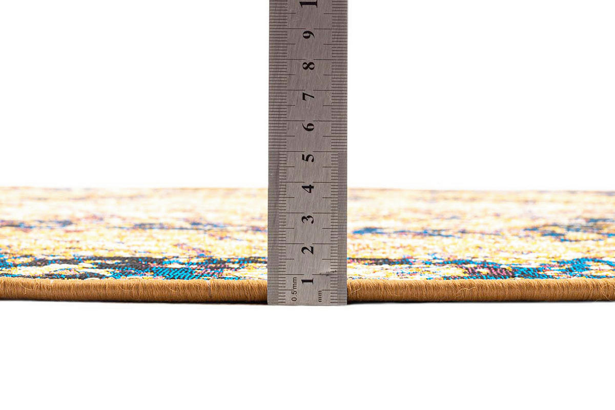 OUTDOORTEPPICH  für Terrasse und Balkon 100/100 cm Goldfarben  - Goldfarben, Design, Textil (100/100cm) - Tom Tailor