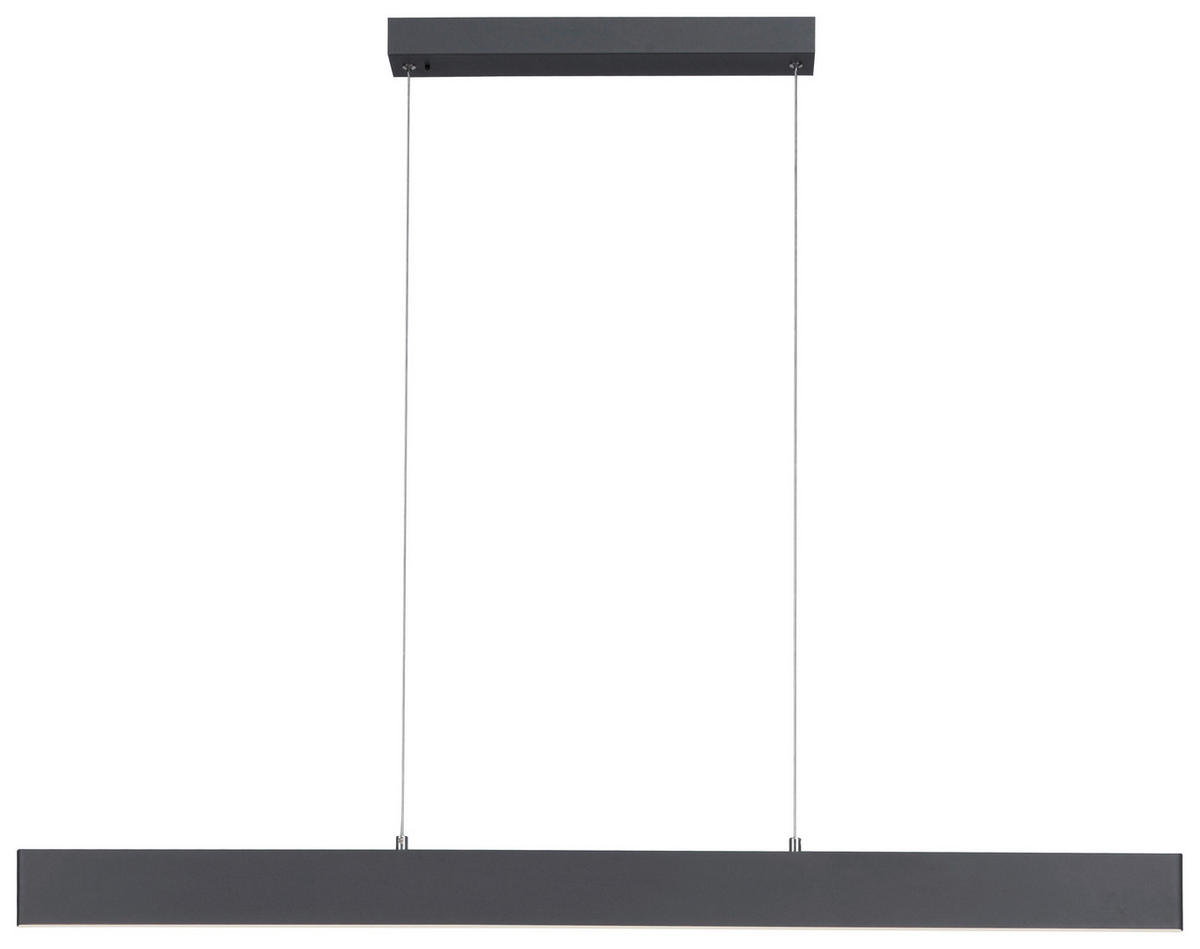 LED-HÄNGELEUCHTE 121/6/120 cm  - Anthrazit, Design, Kunststoff/Metall (121/6/120cm)