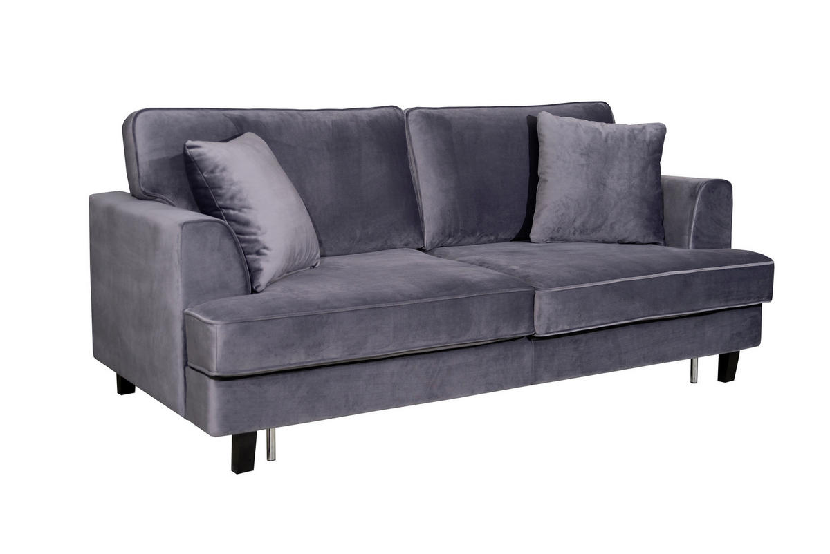 DVOSED , siva  - siva/crna, Moderno, drvo/metal (205/100/90cm) - Hom`in