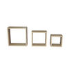 WANDREGALSET 3-teilig Sonoma Eiche  - Sonoma Eiche, Design, Holzwerkstoff - Carryhome