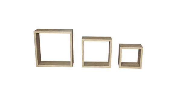 WANDREGALSET - Sonoma Eiche, Design, Holzwerkstoff - Carryhome