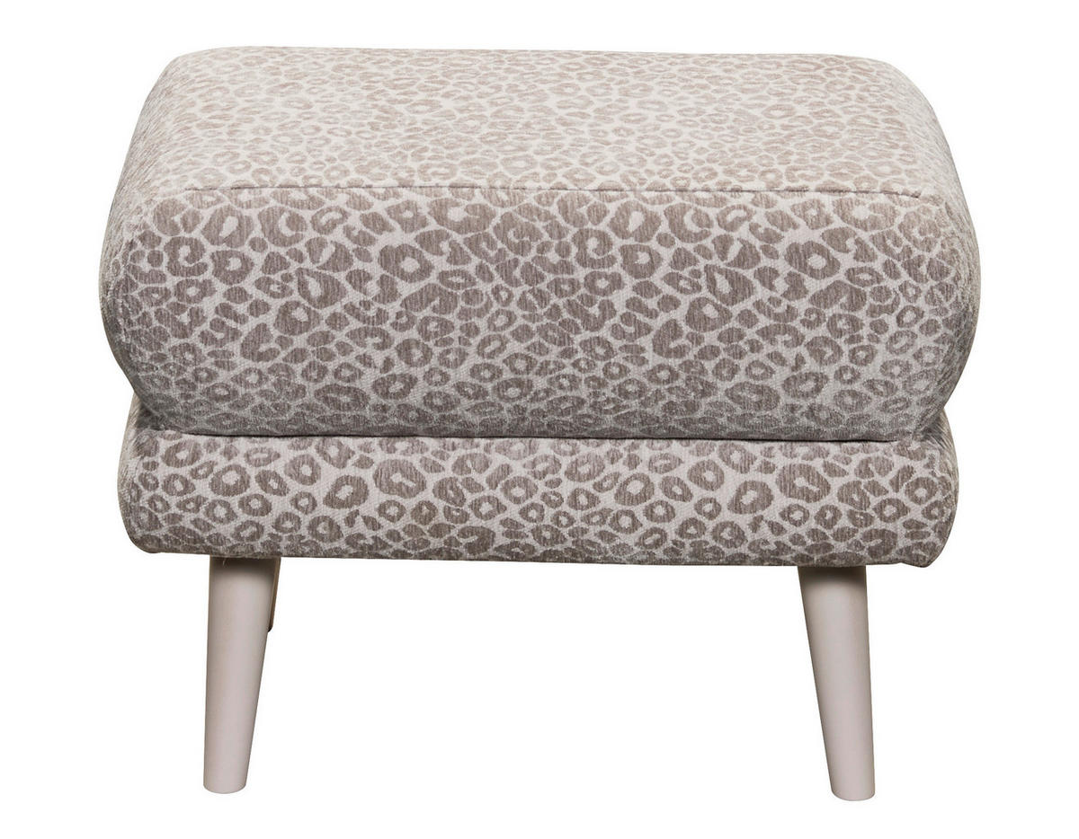 HOCKER Textil Beige  - Kaschmir/Beige, Modern, Holzwerkstoff/Textil (63/43/42cm) - MID.YOU