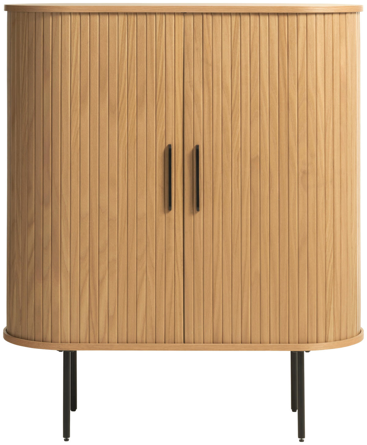 HIGHBOARD  in 100/118/40 cm  - Eichefarben/Schwarz, Trend, Holz/Holzwerkstoff (100/118/40cm) - home24