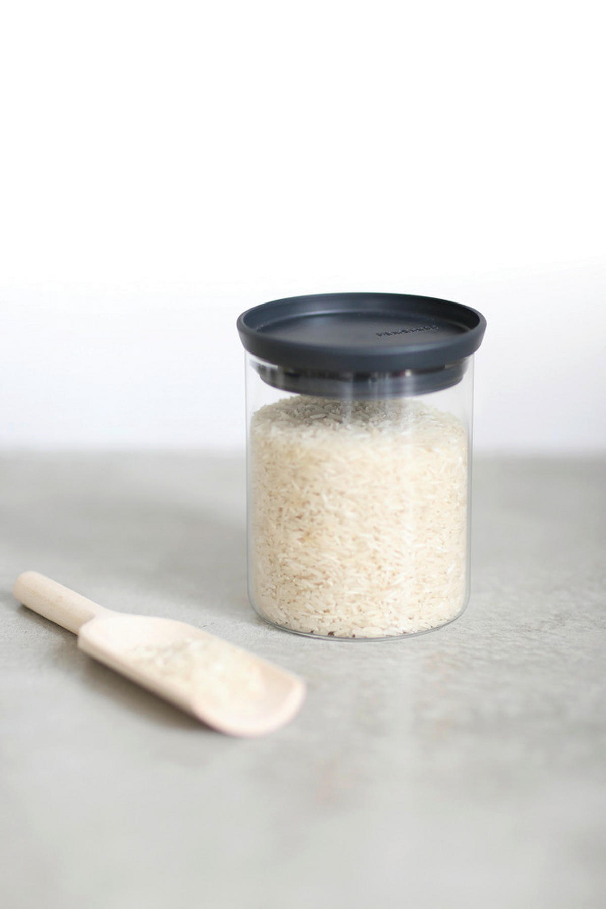 VORRATSDOSE  - Dunkelgrau, Basics (10.4/13/10.4cm) - Brabantia