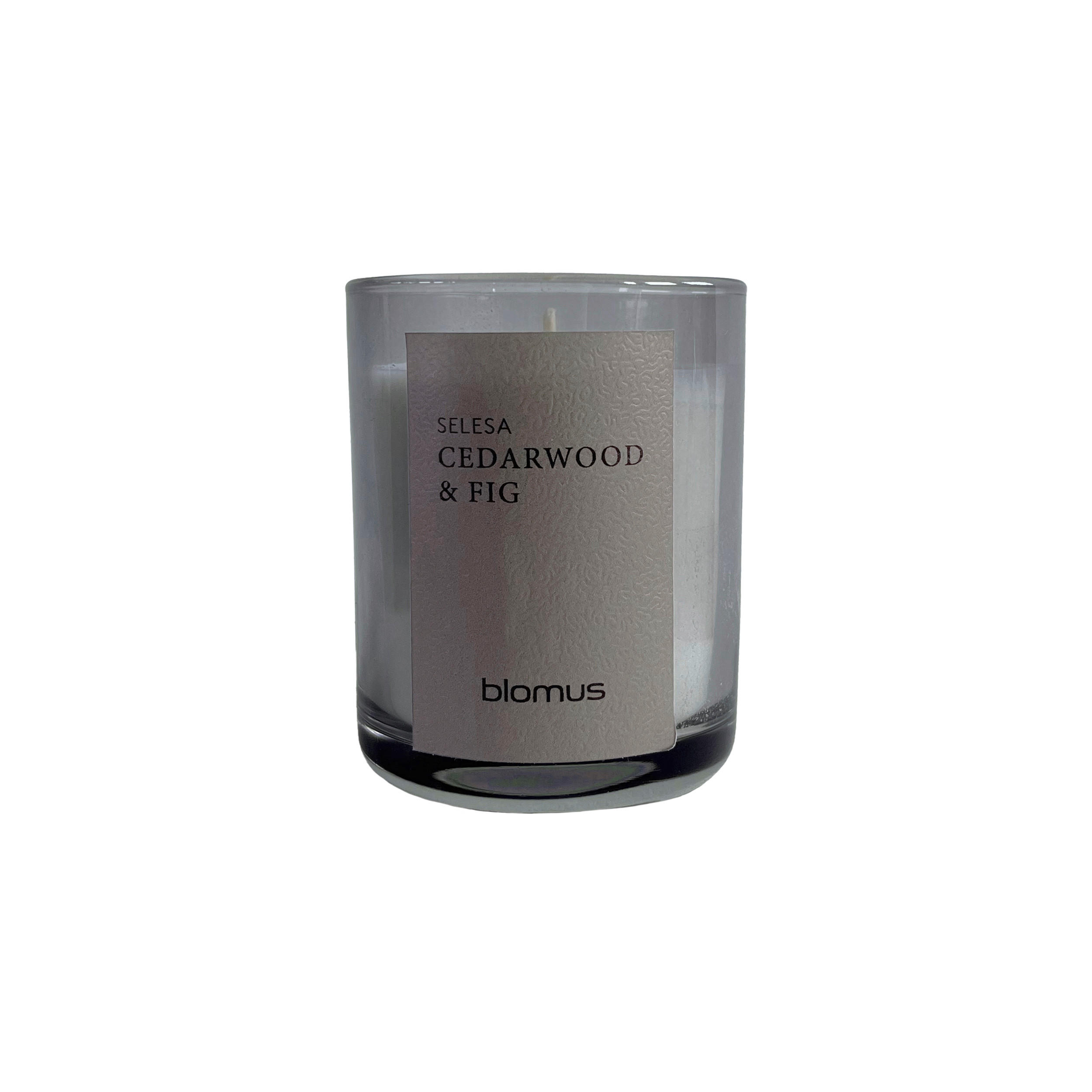 DUFTKERZE SELESA  - Grau, Basics, Glas (6/8cm) - Blomus