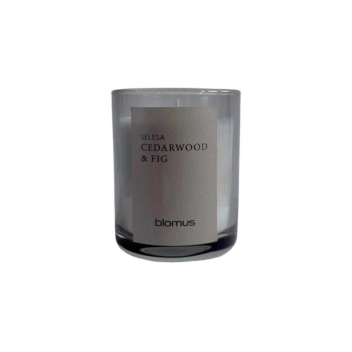 DUFTKERZE SELESA  - Grau, Basics, Glas (6/8cm) - Blomus