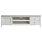 LOWBOARD  180/51/40 cm 2 Schublade(n) stehend  - Anthrazit/Weiß, Natur, Holz/Metall (180/51/40cm) - Linea Natura